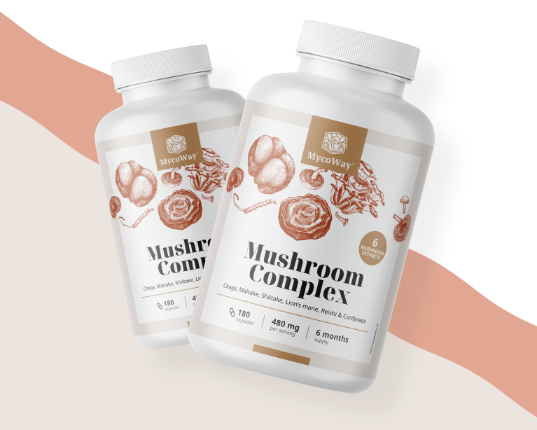 6 setas asiáticas elegidas en una cápsula.		